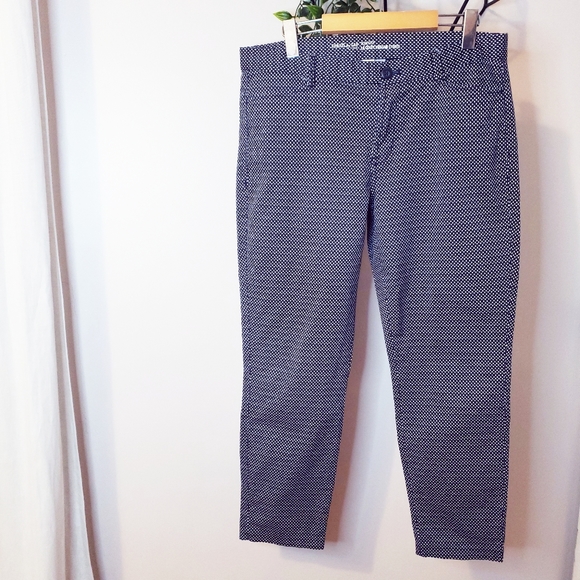 GAP | SLIM CITY KHAKIS CAPRIS NAVY COTTON - Picture 2 of 6